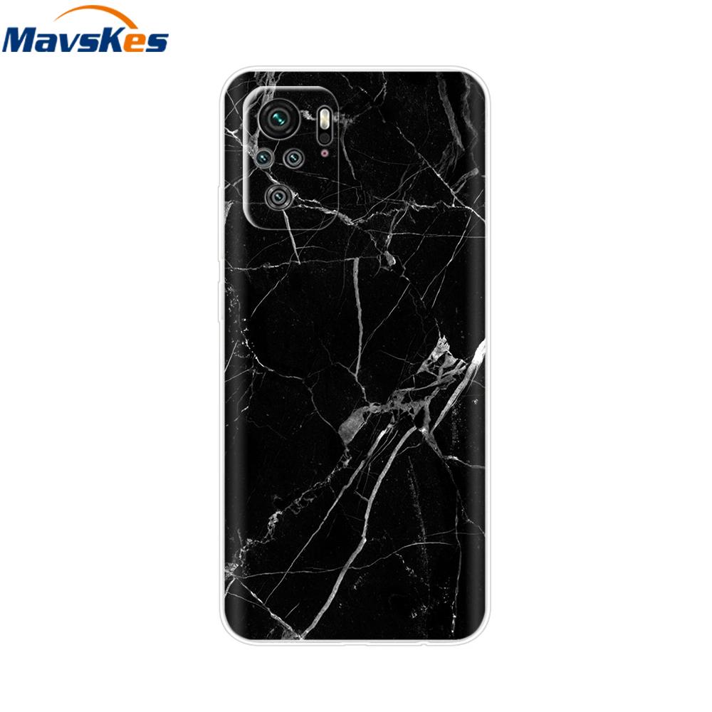 For Redmi Note 10 Case Note 10s Cover Phone Cases For Xiaomi Redmi Note 10 Pro note10 10 s Tpu Silicone Back Bumper Fundas Coque