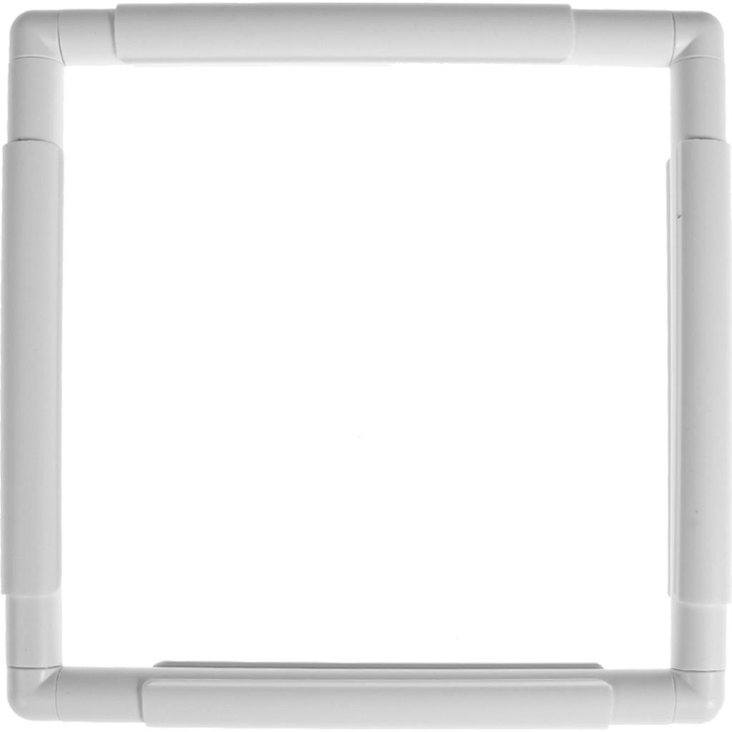 PP Cross Stitch Frame White Square Shape Quilting Frames DIY Craft Need Assembled for Cross Stitching Quilting for Sewing