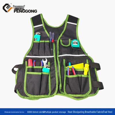 Penggong Reflexní pracovní vesta pro elektrikáře, tesaře a krajináře