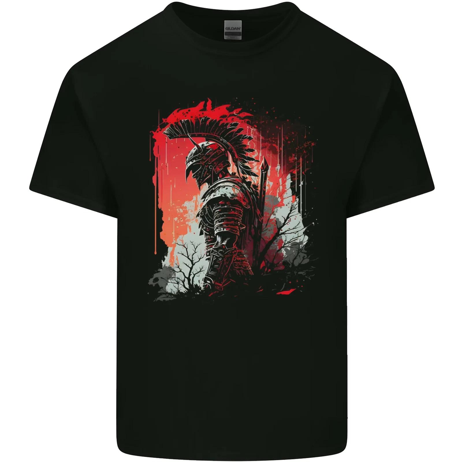 Wandering Gladiator Spartan Bodybuilding MMA Kids T-Shirt Childrens M