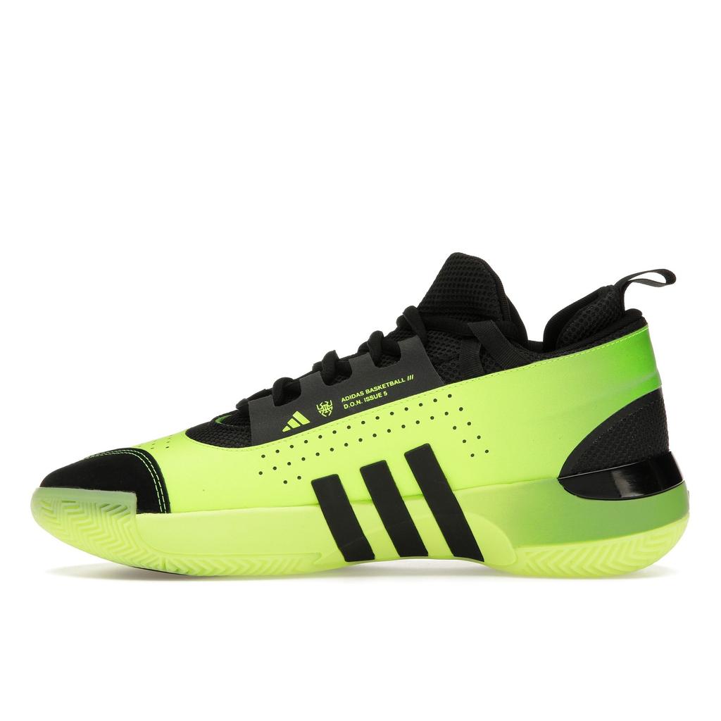 Adidas D.O.N. Issue #5 Lucid Lemon Unisex Sneakers Green Core-Black Semi-Lucid-Lime IE7801