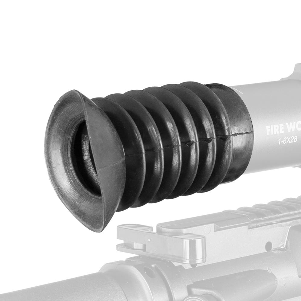38mm Flexibilní škálovatelnost Okulár Měkký Gumový Kryt Ochranný Oční Kryt Lov Airsoft Puškohled Teleskop Lov sig