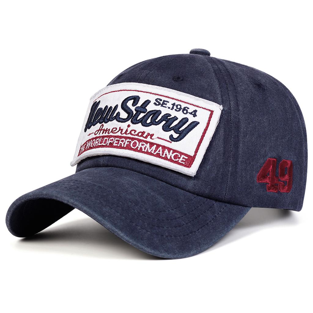 Unisex NEW STORY Letter Embroidery Wash Baseball Caps Spring Autumn Outdoor Adjustable Casual Hats Sunscreen Hat Sports Cap
