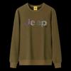 Jeep Men's Fleece-Lined Crew Neck Sweatshirt