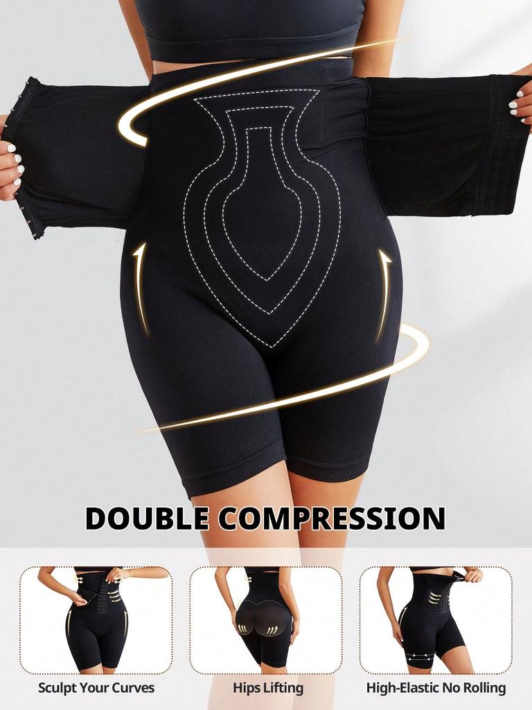 Flarixa Women Super High-Waisted Faja Shaperwear Bottom Waist Trainer Panty Strong Postpartum Tummy Control Panties Butt Lift Body Shaper Underwear