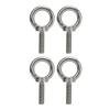Lifting Shoulder Eye Bolt Stainless Steel Versatile High Hardness Hanger Eye Bolts for RV Boat Construction Vehicle M10