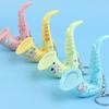 Keychain Pendant Mini Portable Musical Keychain Playable Vocal Sound Macaron Color Saxophone Shape Key Holder Stress-Relief Gift Accessories