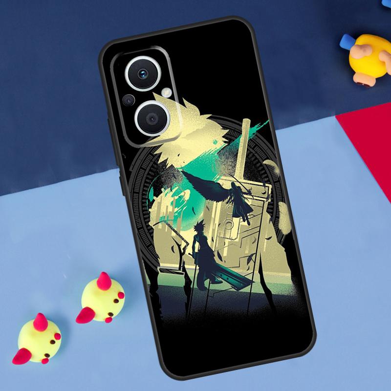 FINAL FANTASY Cloud Strife For OPPO Reno 12F 13F 14F 11F 10 11 12 13 14 Pro 8T 7 8 Lite OPPO Find X9 X8 X6 X5 Pro Case