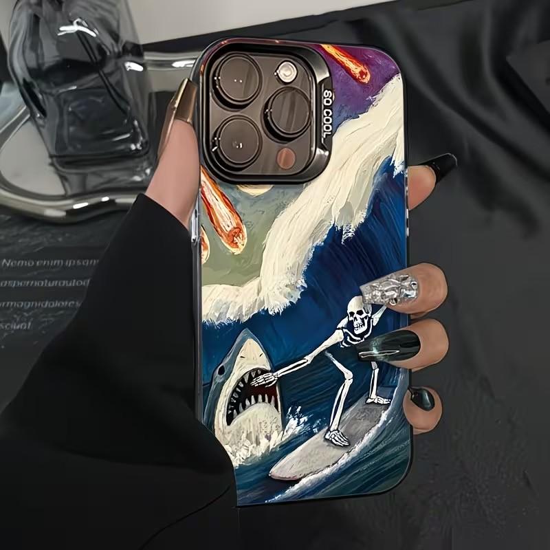 Skull Matte Phone Case for Huawei Honor X5c X9d X6c X7d 400 200 90 X6b X7a X9a X5 X8a X9b X7b X9C Smart Lite 5G Skateboard Shark