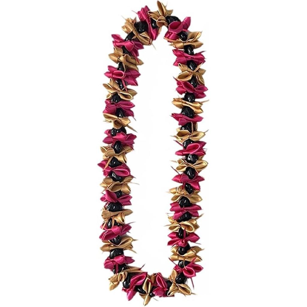 Graduation Leis Braided Lei Class of 2025 Honor Cord Rope for Graduation Party Student Grad DIY Decors Gold, Purple