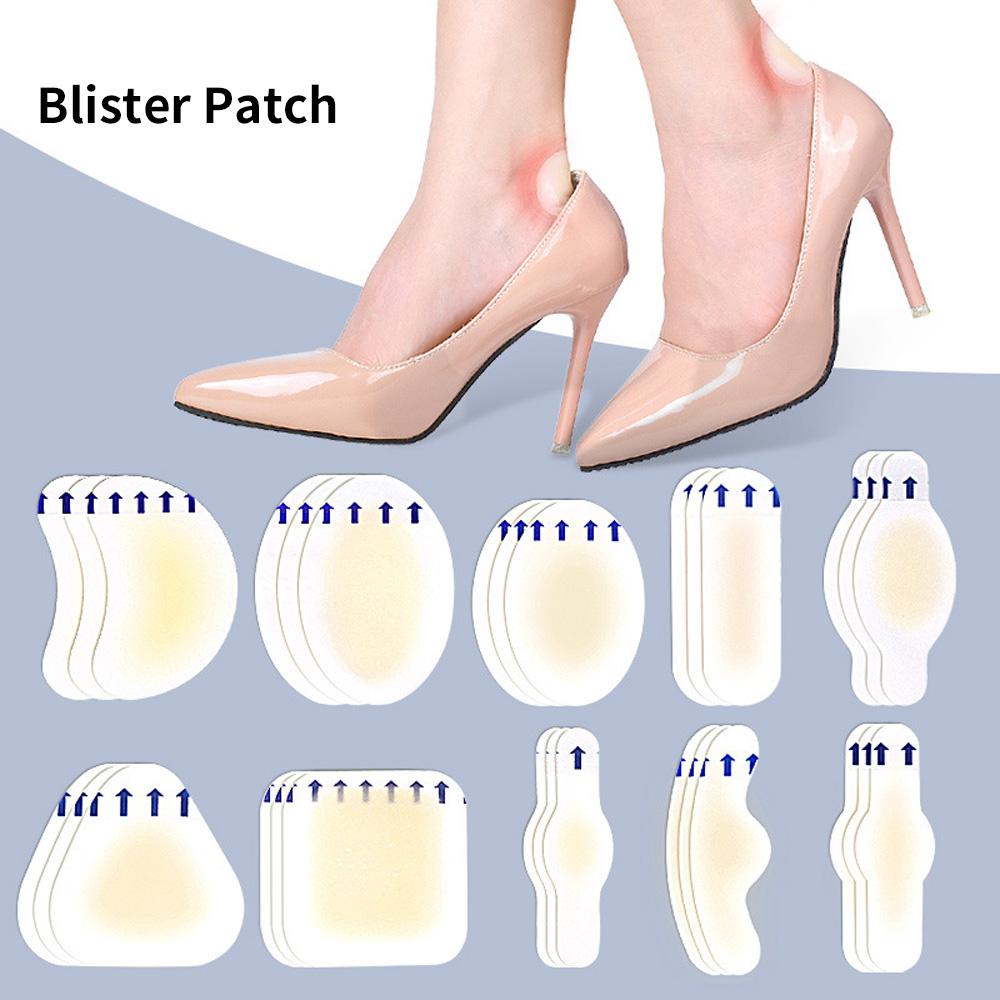 5Pcs Adhesive Hydrocolloid Gel Blister Plaster Heel Anti-Wearing Heel Sticker Pedicure Patch Plaster Foot Care Tools