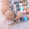 Baby Pacifier Clip Teether Soft Silicone Anti-Drop Chain Molar Toy for Newborn Infant Feeding Accessories