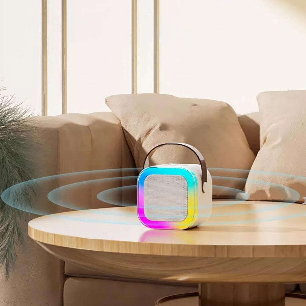 Professional Singing Karaoke Machine with Wireless Mic-Bluetooth Speaker for Home KTV Portable High Power Audio Entertainment