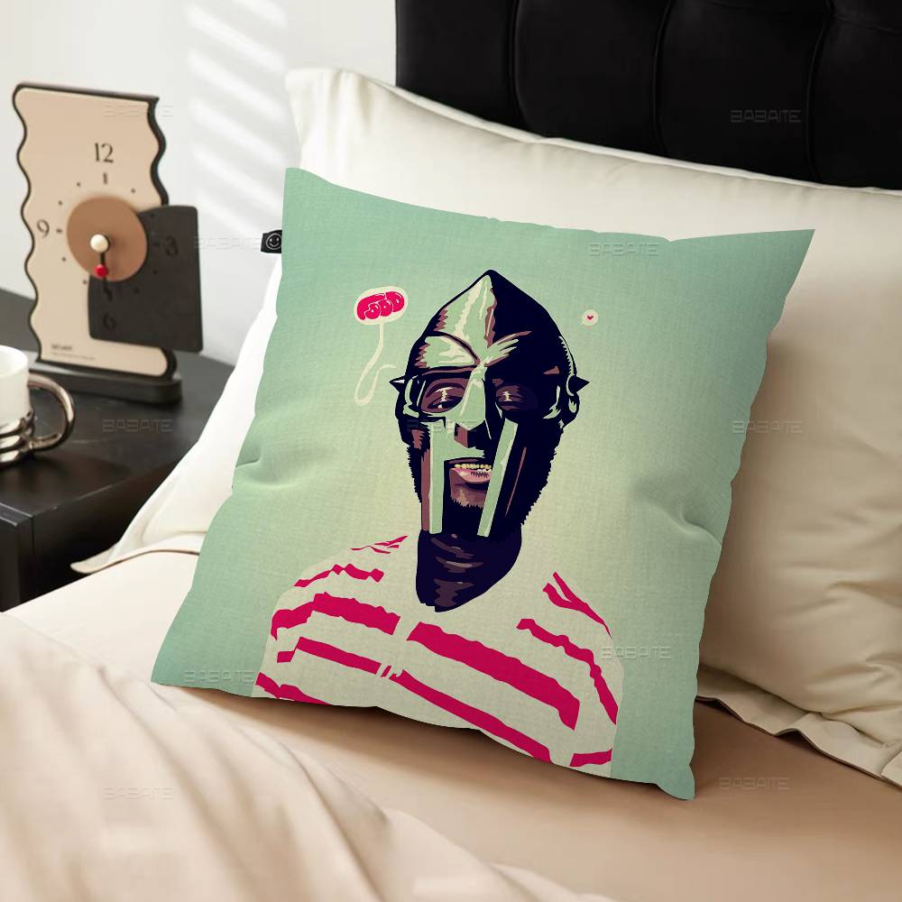 Fashion MF DOOM Hot Singer Pillow Gift Home Office Decoration Bedroom Sofa Car Cushion Cover case 45x45