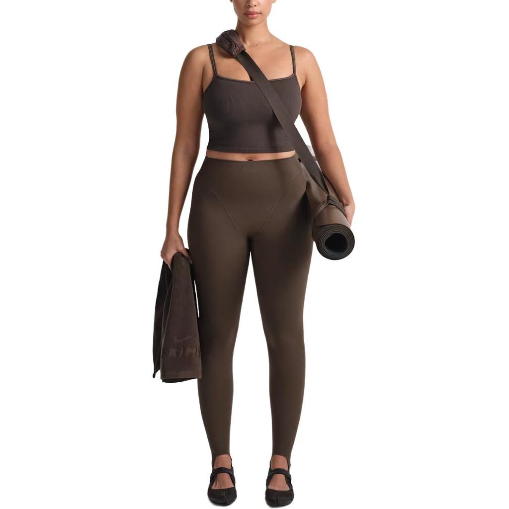 Nike × SKIMS Ribbed Seamless Solid Lightweight Breathable Tank Top Women Tops BABRA10223W-PHR