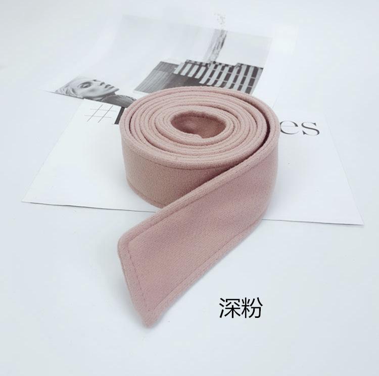 Wollmantelgürtel, Wintermantel-Gurt-Accessoires, Dekorativer Gürtel, doppelseitig gebürsteter Gürtel