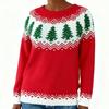New European & American Women's Christmas Tree Jacquard Sweater