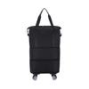 Expandable Rolling Duffle Bag with Wheels Foldable Travel Bag Large Capacity Double Layer Luggage Bag Large Weekend Bag Waterproof Suitcase