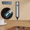 Handheld Milk Frother, Type-C Rechargeable Electric Coffee Frother Mixer, 3-Speed ??Mini Milk Foamer Drink Mixer with 2 Frothers for Coffee, Matcha, F