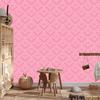 Wallpaper Geometric rhombuses powder pink, top powder pink 50x1000