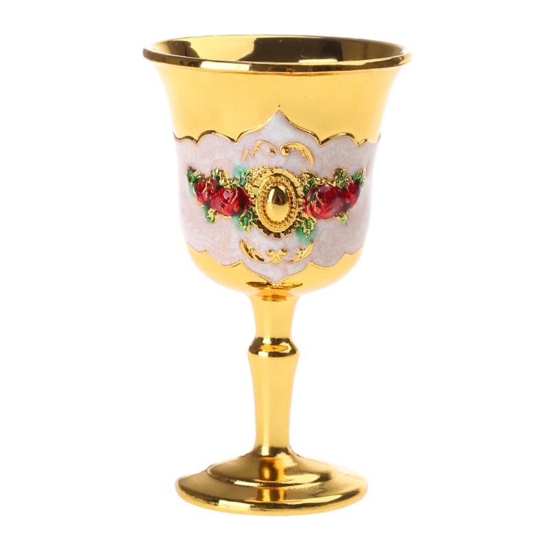 European Style Wine Glasses Retro Dinnerware Goblet Spirit Vodka Champagne Glasses Beverage Tumbler for Party Home Bar
