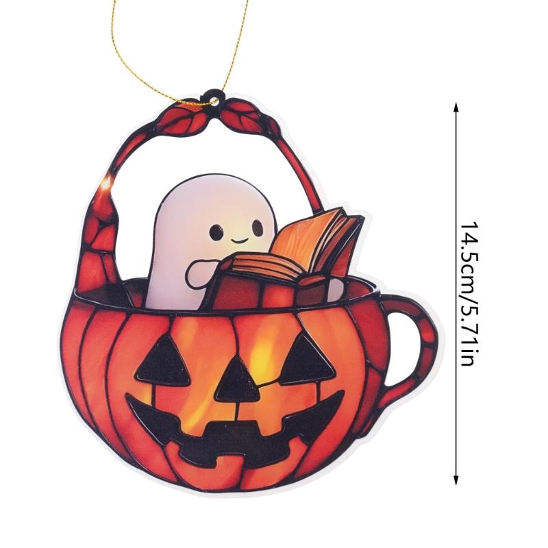 Halloween Window Decoration Acrylic Hanging Art For Home Garden Office Classroom Indoors Outdoor Seasonal Decors