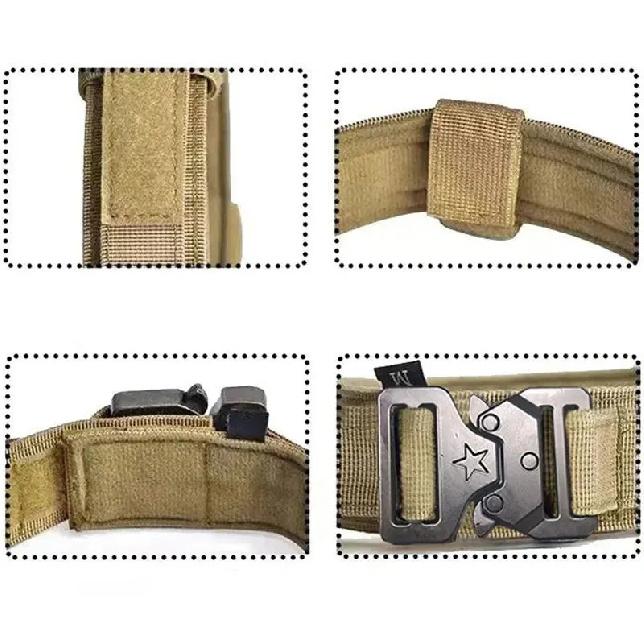 Outdoor Tactical Dog Collar Metal Buckle Breathability Nylon Collar Medium Dogs Suitable For All Breeds Adjustable And Durable