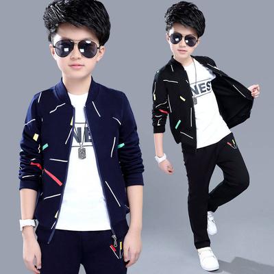 Ragazzi Primavera e Autunno Coreano Due Pezzi Completo Cardigan Giacca + Pantaloni Casual Sportivo Abbigliamento per Bambini