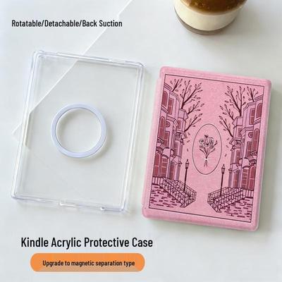 Funda de Dormir Magnética Desmontable para Kindle Paperwhite KPW1-6 y Kobo Acrílico/Silicona