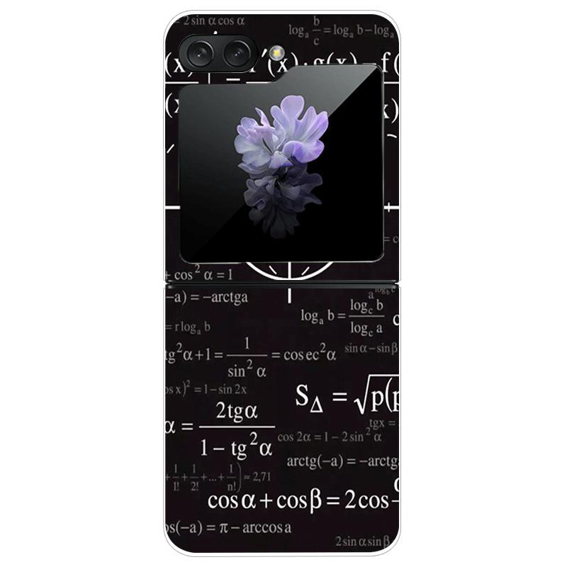 For Samsung Z Flip7 Hard Case ZFlip7 5G Transparent PC Phone Cases For Galaxy Z Flip 7 Fashion Cartoon Clear Protective Fundas