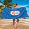 FC Hansa Rostock Wappen Design Strandtuch, Schnelltrocknend, Pflegeleicht, Geeignet für Fitness und Strandurlaub, Sport-Essential
