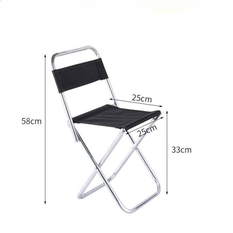 Outdoor Portable Folding Stool, Lightweight Fishing & Camping Travel Chair