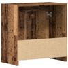 Bathroom Vanity Cabinet with Rustic Wood Effect 60 X 33 X 60 Cm Engineered Wood