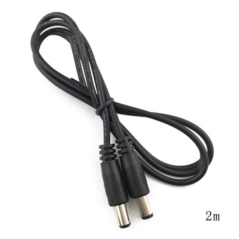Universal DC5.5x2.1mm LED Strip Power Extension Cable Male To Male Connec