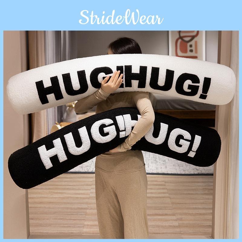 Stylish Long Cylindrical Plush Toy Embroidery Side Sleepers Girl Gift Dolls