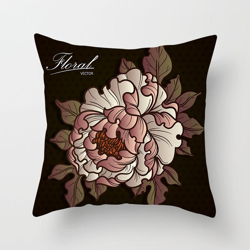 Japanese Ninja Character Digital Single-sided Printing Sofa Pillow Cushion Cover Home
