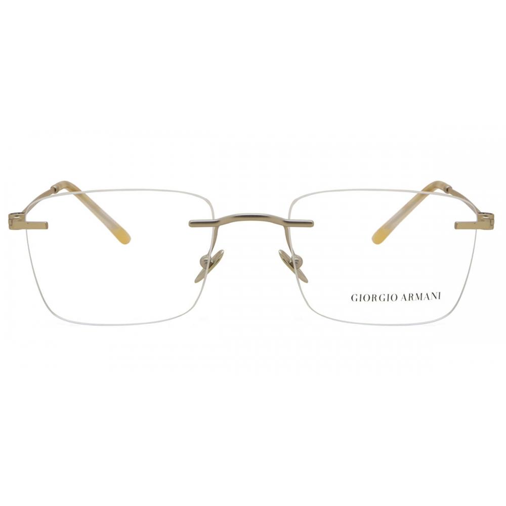 

Giorgio Armani Ar5124 3002 Men Eyeglasses Matte Pale Gold/55-19-145