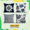 Modern Geometric Flowers Pillowcase Printed Polyester 40/45/50Cm Throw Pillowcover Decorative Sofa Cushion Pillowslip Home Decor