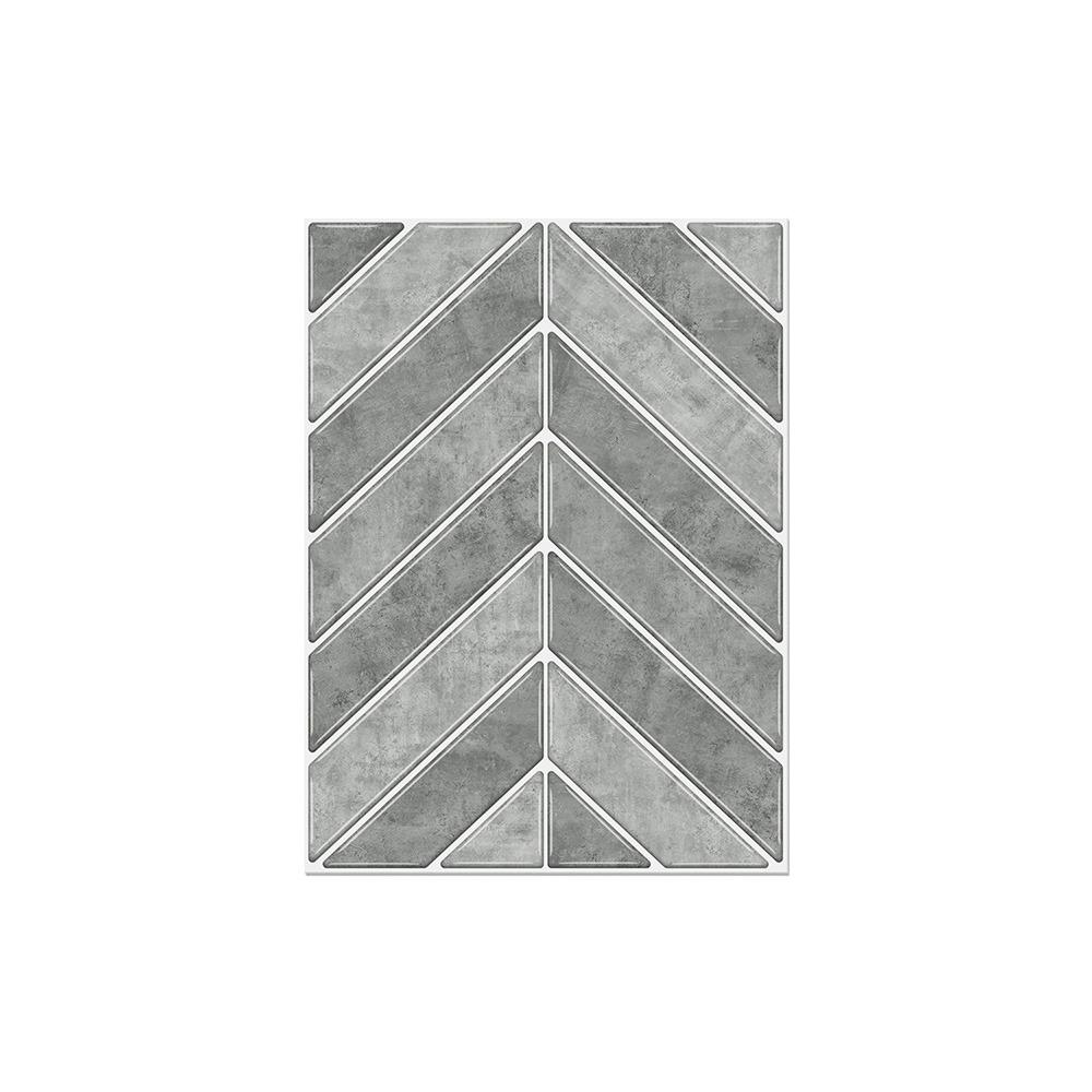 Mehrfarbige Fliesenwandaufkleber Wasserdicht 3D-Fliesen 3D-Küchenwandpapier Selbstklebend Abziehbar und Aufklebbar Spritzschutz-Aufkleber
