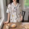 Pacha Dog Pajamas Female Cute Cartoon Short-Sleeved Trousers Soft And Skin-Friendly Summer Loungewear Can Be Worn Outside Women