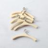 5pcs 1:12 Dollhouse Miniature Wood Clothes Hanger Model Coat Hanger Pretend Play Furniture Decoration DIY Accessories