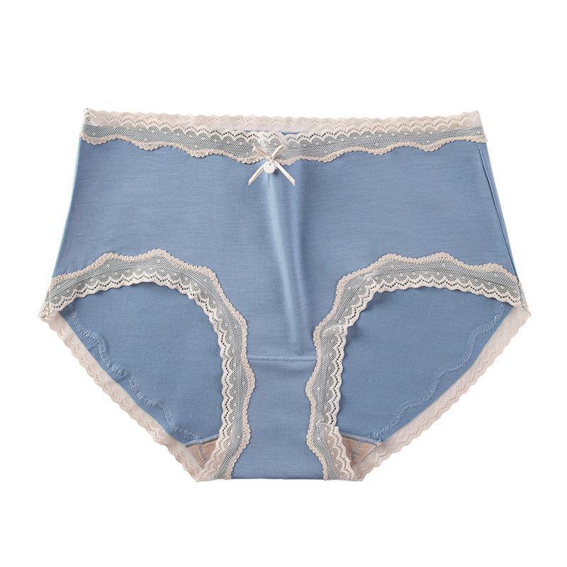 Modal Antibacterial Underwear Mid Waist Fashion Underwear Breathable Underwear Minimalist Underwear Women's Triangle Pants