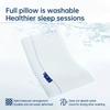 1pc Long Memory Foam Cervical Pillow, Neck Pillow slow Rebound Shape Comfortable Sleeping Pillows Hotel Bedroom Bedding Pillow