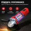 Metal Cutting Tool Electric Angle Grinder with Auxiliary Handle, 11000RPM Corded Power for Portable Grinding Wheel Polishing & Rust Removal,