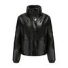 New Autumn and Winter Short Leather Jacket Women's Jacket European and American Thickened Cotton-padded Clothes Bread Clothes