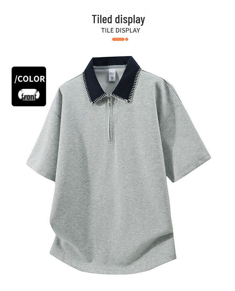2022 Summer Men's Quick-Dry Ice Silk Polo Shirt