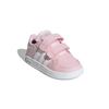 adidas Neo Breaknet Low Top Skateboard Shoes Pink White Infant And Toddler GZ7647
