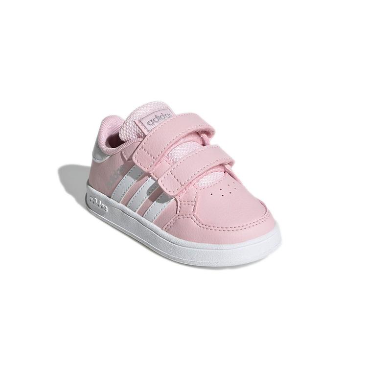 adidas Neo Breaknet Low Top Skateboard Shoes Pink White Infant And Toddler GZ7647