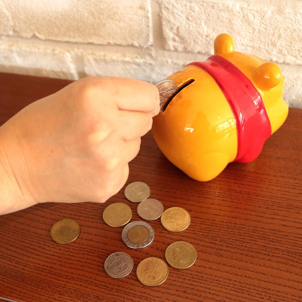 MarioCraft (Mc.) MarimoCraft Piggy Bank, Small, Winnie the Pooh, 112 x 110 x 142 mm, MKD-001