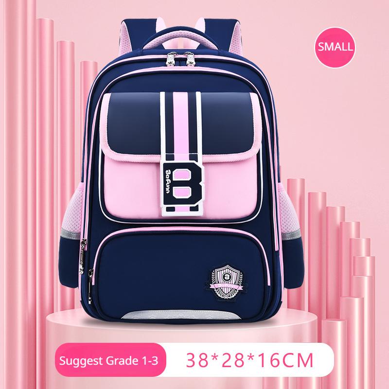 Primary School Student Backpack for Boys and Girls Trendy England Style School Bags Large Capacity Spinal Protection Book Bag Grade 1-3 To 6